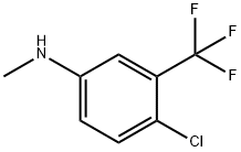 (4-Chloro-3-trifluoromethyl-phenyl)-methyl-amine 구조식 이미지