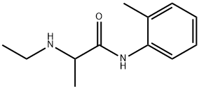 2-(Ethylamino)-o-propionotoluidide 구조식 이미지