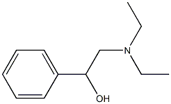 Benzenemethanol, a-[(diethylamino)methyl]- Structure