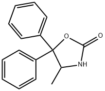 2-Oxazolidinone,4-methyl-5,5-diphenyl- Structure