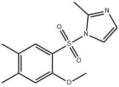 1-((2-methoxy-4,5-dimethylphenyl)sulfonyl)-2-methyl-1H-imidazole Structure