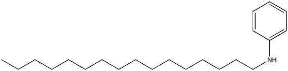 Benzenamine, N-hexadecyl- Structure