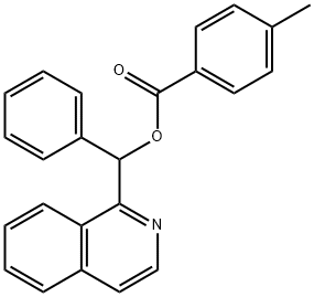 isoquinolin-1-yl(phenyl)methyl 4-methylbenzoate 구조식 이미지