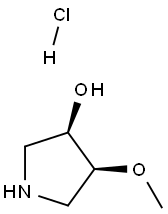 (3R,4S)-4-methoxypyrrolidin-3-ol hydrochloride Structure