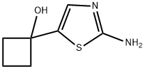 Cyclobutanol, 1-(2-amino-5-thiazolyl)- 구조식 이미지
