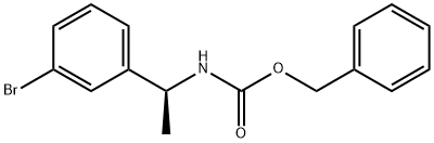 benzyl (S)-(1-(3-bromophenyl)ethyl)carbamate Structure