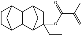 2-Propenoic acid ,2-methyl-,2-ethyldecahydro-1,4:5,8-dimethanonaphthalen-2-yl ester Structure