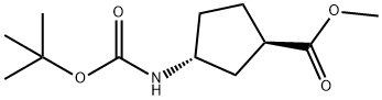 489446-72-2 methyl (1R,3R)-3-{[(tert-butoxy)carbonyl]amino}cyclopentane-1-carboxylate