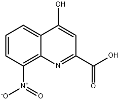 4-Hydroxy-8-nitro-quinoline-2-carboxylic acid Structure