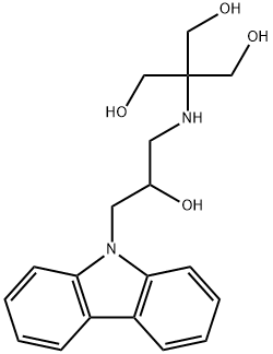 2-((3-(9H-carbazol-9-yl)-2-hydroxypropyl)amino)-2-(hydroxymethyl)propane-1,3-diol Structure