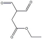 Butanoic acid, 3-formyl-4-oxo-, ethyl ester Structure