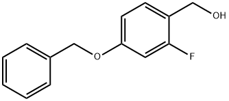 (4-Benzyloxy-2-fluoro-phenyl)-methanol Structure