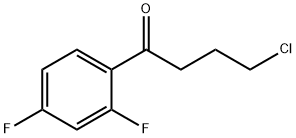 4-Chloro-1-(2,4-Difluorophenyl)Butan-1-One 구조식 이미지