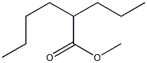 Hexanoic acid, 2-propyl-, methyl ester 구조식 이미지