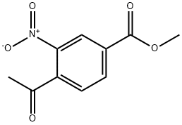 Methyl 4-acetyl-3-nitrobenzoate Structure
