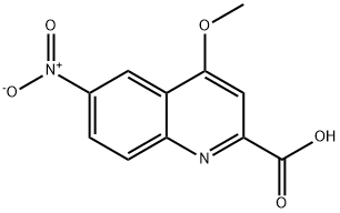 4-Methoxy-6-nitro-quinoline-2-carboxylic acid Structure
