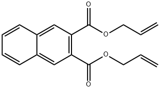 diallyl naphthalene-2,3-dicarboxylate 구조식 이미지