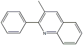 Quinoline, 3-methyl-2-phenyl- 구조식 이미지