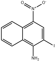 2-iodo-4-nitronaphthalen-1-Ylamine 구조식 이미지