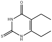 5,6-Diethyl-2,3-dihydro-2-thioxo-4(1H)-pyrimidinone Structure