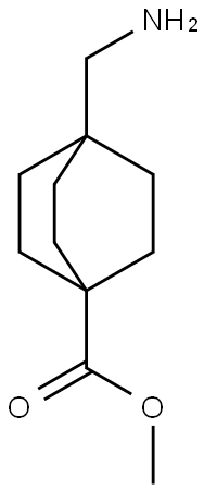 METHYL 4-(AMINOMETHYL)BICYCLO[2.2.2]OCTANE-1-CARBOXYLATE 구조식 이미지