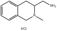 [(2-methyl-1,2,3,4-tetrahydro-3-isoquinolinyl)methyl]amine dihydrochloride Structure