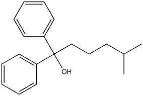 Benzenemethanol, a-(4-methylpentyl)-a-phenyl- (9CI) Structure