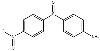 4-(4-nitrophenyl)sulfinylaniline 구조식 이미지