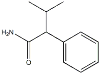 Benzeneacetamide, a-(1-methylethyl)- Structure