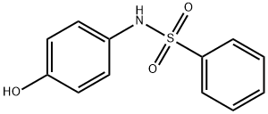 Benzenesulfonamide, N-(4-hydroxyphenyl)- 구조식 이미지