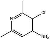 3-Chloro-2,6-dimethyl-pyridin-4-ylamine 구조식 이미지
