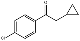 1-(4-chlorophenyl)-2-cyclopropylethanone 구조식 이미지