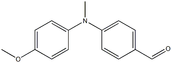 4-[(4-Methoxyphenyl)(Methyl)Amino]Benzaldehyde 구조식 이미지