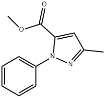 3-Methyl-1-phenylpyrazol-5-carbonsaeure-methylester 구조식 이미지