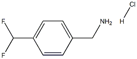 4-Difluoromethyl-Benzylamine Hydrochloride Structure