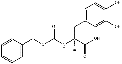 L-Tyrosine, 3-hydroxy-a-methyl-N-[(phenylmethoxy)carbonyl]- Structure