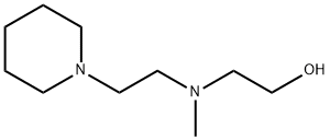 2-(N-methyl-N-(2-(piperidin-1-yl)ethyl)amino)ethanol 구조식 이미지
