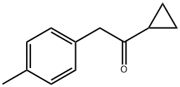 1-CYCLOPROPYL-2-(4-METHYLPHENYL)ETHAN-1-ONE Structure