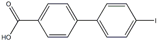 4'-iodo-4-biphenylcarboxylic acid 구조식 이미지