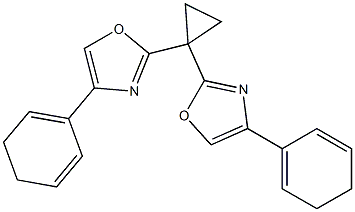 (4S,4'S)-2,2'-Cyclopropylidenebis[4,5-dihydro-4-phenylox
azole],99%e.e. Structure
