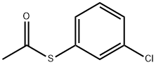 S-(3-CHLOROPHENYL) ETHANETHIOATE Structure