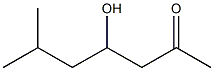 (+/-)-4-HYDROXY-6-METHYL-2-HEPTANONE Structure