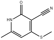 6-methyl-4-(methylsulfanyl)-2-oxo-1,2-dihydro-3-pyridinecarbonitrile Structure