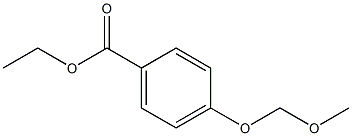 Benzoic acid, 4-(methoxymethoxy)-, ethyl ester 구조식 이미지