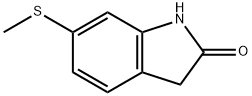 6-(methylthio)indolin-2-one 구조식 이미지