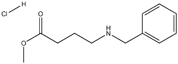 Methyl 4-(Benzylamino)Butanoate Hydrochloride 구조식 이미지