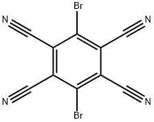 3,6-Dibromo-benzene-1,2,4,5-tetracarbonitrile Structure