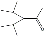 1-(2,2,3,3-tetramethylcyclopropyl)ethanone Structure