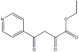 2,4-dioxo-4-pyridin-4-yl-butyric acid ethyl ester Structure