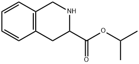 1,2,3,4-tetrahydro-3-Isoquinolinecarboxylic acid 1-methylethyl ester Structure